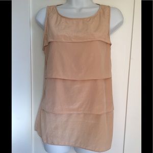Paper Crown 100% Silk Ruffle Top